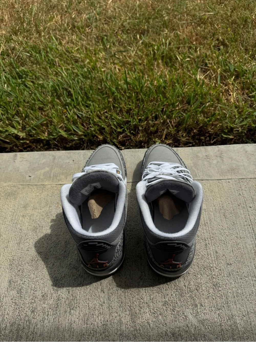 Cool Grey Retro 3s. Size 8M 9.5W. 9/10 Condition. Comes With OG Box! For more pi